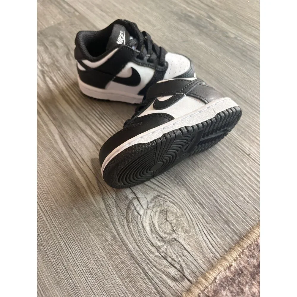 Nike Dunk Low Panda Black White Baby Size 4C